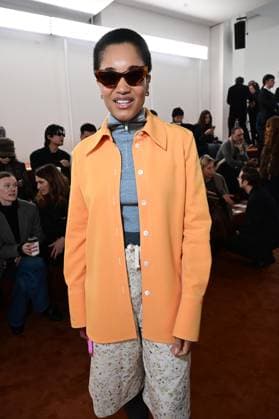 Milano Fashion Week - Women F W 26-27 Jim Sander Men and Women Fashion Show Front Row Milan, Italy Tamu Mcpherson Milano Fashion Week - Women F W 26-27 Jim Sander Men and Women Fashion Show Front Row Milan, Italy 25th February 2026 SGPItalia id 134523_002 * Not Exclusive  Copyright: xMAXxMONTINGELLI SGPx
