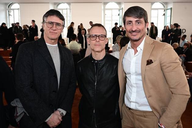 Milano Fashion Week - Women F W 26-27 Jim Sander Men and Women Fashion Show Front Row Milan, Italy guests;Matteo Franceschini Milano Fashion Week - Women F W 26-27 Jim Sander Men and Women Fashion Show Front Row Milan, Italy 25th February 2026 SGPItalia id 134523_002 * Not Exclusive  Copyright: xMAXxMONTINGELLI SGPx