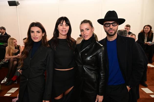 Milano Fashion Week - Women F W 26-27 Jim Sander Men and Women Fashion Show Front Row Milan, Italy Elisabetta Canalis;Arianna Alessi;Michelle Hunziker;Jonathan Kashanian Milano Fashion Week - Women F W 26-27 Jim Sander Men and Women Fashion Show Front Row Milan, Italy 25th February 2026 SGPItalia id 134523_002 * Not Exclusive  Copyright: xMAXxMONTINGELLI SGPx