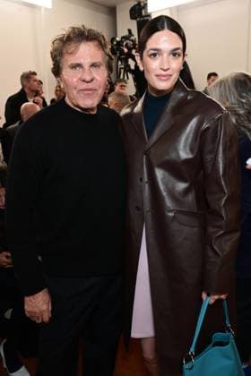 Milano Fashion Week - Women F W 26-27 Jim Sander Men and Women Fashion Show Front Row Milan, Italy Renzo Rosso;Greta Ferro Milano Fashion Week - Women F W 26-27 Jim Sander Men and Women Fashion Show Front Row Milan, Italy 25th February 2026 SGPItalia id 134523_002 * Not Exclusive  Copyright: xMAXxMONTINGELLI SGPx