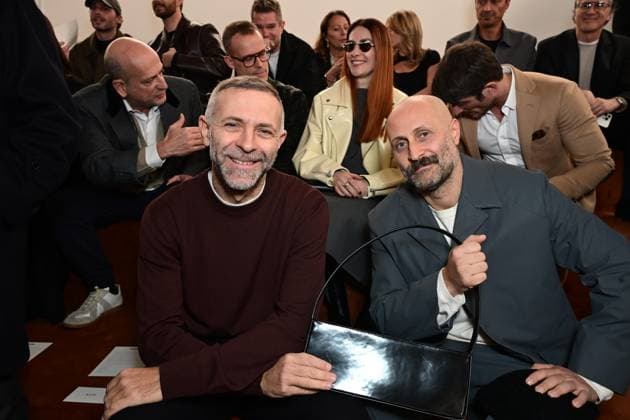 Milano Fashion Week - Women F W 26-27 Jim Sander Men and Women Fashion Show Front Row Milan, Italy Stefano Rosso;Andrea Rosso Milano Fashion Week - Women F W 26-27 Jim Sander Men and Women Fashion Show Front Row Milan, Italy 25th February 2026 SGPItalia id 134523_002 * Not Exclusive  Copyright: xMAXxMONTINGELLI SGPx