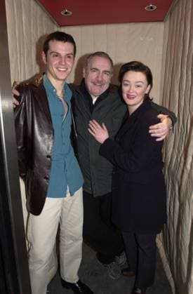 DUBLIN CAROL PLY LDN Feb. 23, 2000 - London, Great Britain - DAVE BENETT_ALPHA M039668 22.02.2000 LONDON.ANDREW SCOTT,BRIAN COX & BRONAGH GALLAGHER.-FIRST NIGHT BACK AT THE ROYAL COURT THEATRE SITE,OPENS WITH Ã’DUBLIN CAROLO.AT THE ROYAL COURT THEATRE, LONDON Copyright: xDavexBenettx