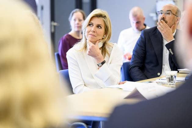 Queen Maxima Working Visit In Rotterdam Queen Maxima honorary chair of the Financially Healthy Netherlands Foundation visiting the Irene Neighborhood House in the Bloemhof district of Rotterdam, Netherlands on February 25, 2026. Photo by Patrick van Emst Bruno Press ABACAPRESS.COM Rotterdam Netherlands  Copyright: xBrunoxPress ABACAx