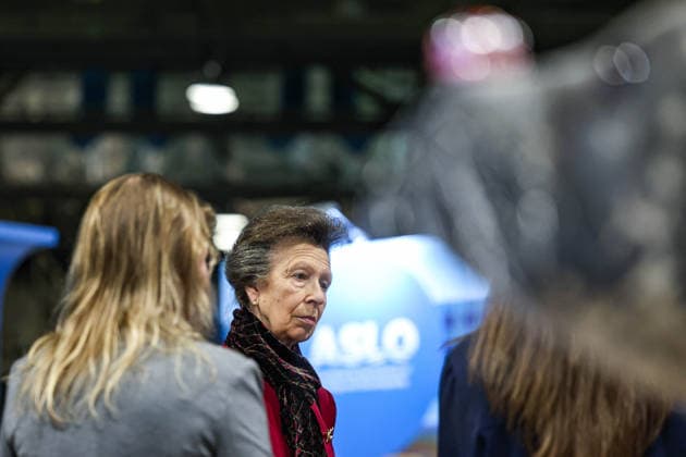 February 25, 2026, Glasgow, Scotland, United Kingdom: ANNE, PRINCESS ROYAL of GREAT BRITAIN visits the Ocean Sciences Meeting in Glasgow, Scotland. The meeting draws around 6,000 attendees and this year marked the first time it was held outside the United States. The Princess is Royal Patron of WISE, the Association for Science Education, and the London International Youth Science Forum. Glasgow United Kingdom - ZUMAo116 20260225_znp_o116_030 Copyright: xBiancaxOterox