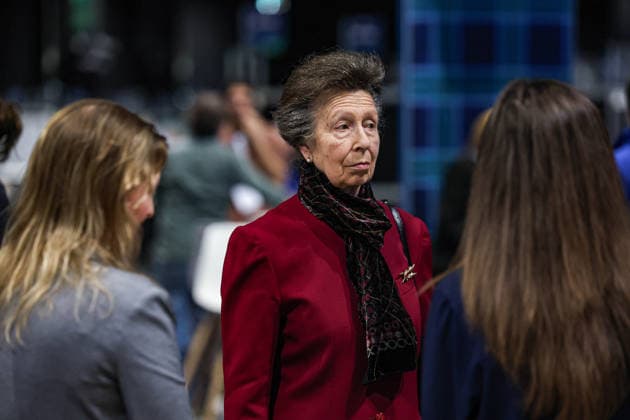 February 25, 2026, Glasgow, Scotland, United Kingdom: ANNE, PRINCESS ROYAL of GREAT BRITAIN visits the Ocean Sciences Meeting in Glasgow, Scotland. The meeting draws around 6,000 attendees and this year marked the first time it was held outside the United States. The Princess is Royal Patron of WISE, the Association for Science Education, and the London International Youth Science Forum. Glasgow United Kingdom  - ZUMAo116 20260225_znp_o116_031 Copyright: xBiancaxOterox