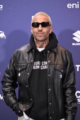 76th Italian Song Festival, Photocall 76th Italian Song Festival.Photocall. Pictured is Luche. Sanremo, Italy 25 feb 2026, Credit:Maria Laura Antonelli Avalon Italy, Sanremo  Copyright: xMariaxLauraxAntonellix xAvalonx 1078193488