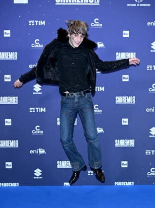Sanremo, 76th Italian Song Festival - Chiello photocall - in the photo: Chiello, Rocco Modello  Copyright: xTerenghi PoolxSanremo02x xipa-agency.netx xPoolxSanremox02x IPA_Agency_IPA72016894