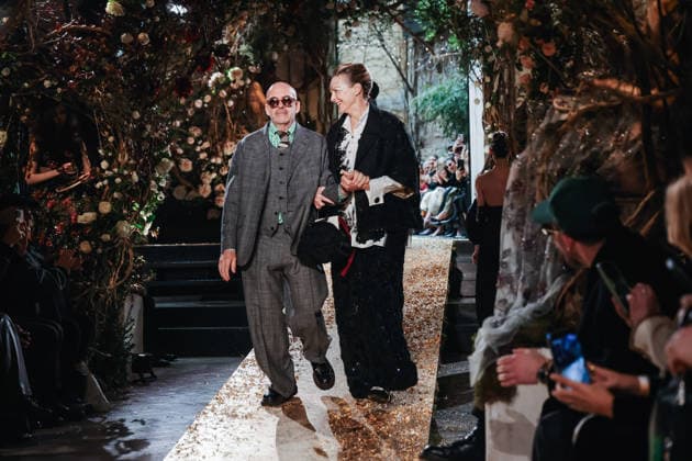 Milan, Milan Fashion Week Womenswear Fall Winter 2026 2027 - Women s Fashion, Fall Winter 2026 2027 - Antonio Marras Fashion Show - Catwalk. In the photo: Antonio Marras (designer)  Copyright: xAlessandroxBremecx xipa-agency.netx xx IPA_Agency_IPA72018434