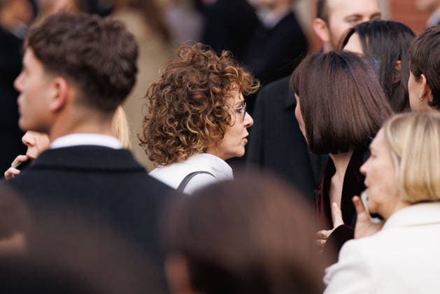 News - Fendi - Celebrity arrivals - Milan Fashion Week - Womenswear Fall Winter 2026 2027 Valeria Golino is seen leaving the Fendi fashion show during the Milan Fashion Week - Womenswear Fall Winter 2026 2027 on February 25, 2026 in Milan, Italy. Photo: Cinzia Camela. Milan Via Solari, 35 Italy Copyright: xCinziaxCamelax xLiveMediax LPN_2314766