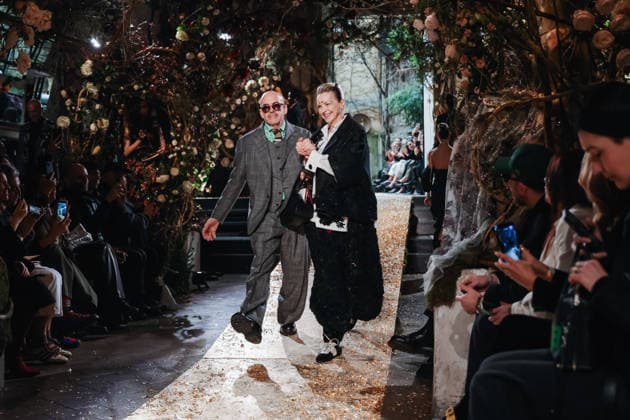 Milan, Milan Fashion Week Womenswear Fall Winter 2026 2027 - Women s Fashion, Fall Winter 2026 2027 - Antonio Marras Fashion Show - Catwalk. In the photo: Antonio Marras (designer)  Copyright: xAlessandroxBremecx xipa-agency.netx xx IPA_Agency_IPA72018460