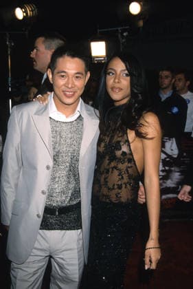 Singer Aaliyah Mar 20, 2000; Westwood, CA, USA; Aaliyah Dana Haughton (January 16, 1979 Ð August 25, 2001). Died in a plane crash in the Bahamas in 2001 at the age of 22. AALIYAH at the Romeo Must Die Premiere with Jet Li. Hollywood California USA Copyright: xKathyxHutchinsx