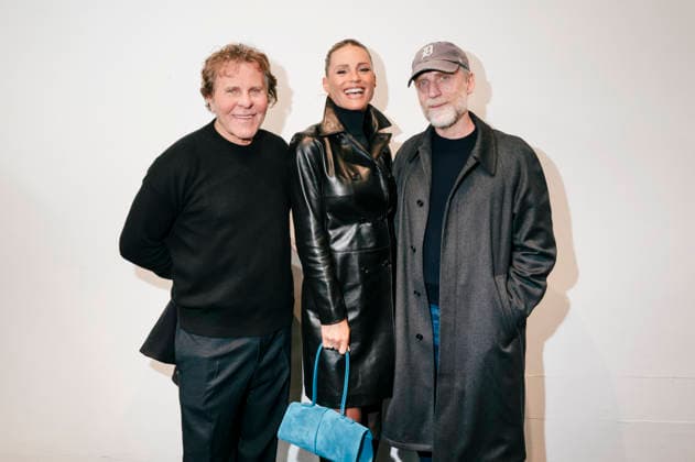 Milano Fashion Week - Women F W 26-27 Jil Sander Men and Women Fashion Show Front Row Milan, Italy Renzo Rosso;Michelle Hunziker;Simone Bellotti Milano Fashion Week - Women F W 26-27 Jil Sander Men and Women Fashion Show Front Row Milan, Italy 25th February 2026 SGPItalia id 134523_002 * Not Exclusive  Copyright: xx