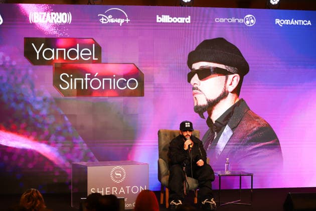 Vina del Mar, February 25, 2026 Yandel at a press conference before his performance at the Festival la cancion de Vina del Mar Manuel Lema Aton Chile, Vina del Mar Chile Aton 1128456  Copyright: MANUELxLEMA xATONxCHILE