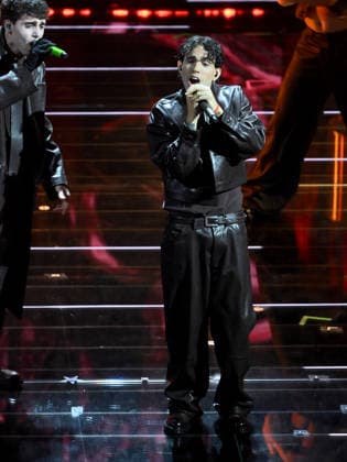 Sanremo, 76th Italian Song Festival - second evening. In the photo: Aka 7even  Copyright: xAlbertoxTerenghix xPoolxSanremox02x xipa-agency.netx xPoolxSanremox02x IPA_Agency_IPA72025214