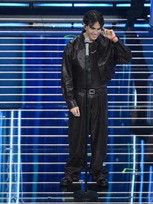 Sanremo, 76th Italian Song Festival - second evening. In the photo: Aka 7even  Copyright: xAlbertoxTereenghix xPoolxSanremox02x xipa-agency.netx xPoolxSanremox02x IPA_Agency_IPA72025060
