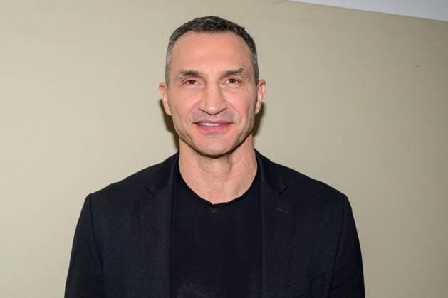 GER, Berlin, studio, guest on - maischberger, political talk show, TV, format, with host - Sandra Maischberger, Das Erste, from Adlershof - at Studio 20, pictured from left: Wladimir Vladimirovich Klitschko, former Ukrainian boxer and multiple world heavyweight champion, is the younger brother of Vitali Klitschko. February 25, 2026, Copyright: HMBxMedia UwexKoch