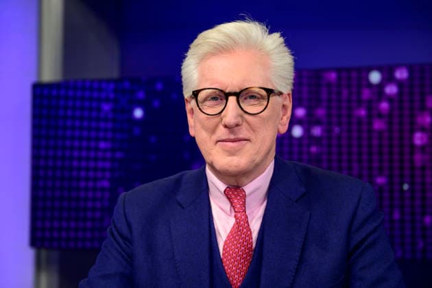 GER, Berlin, studio, guest on - maischberger, political talk show, TV, format, with host - Sandra Maischberger, Das Erste, from Adlershof - at Studio 20, pictured from left: Theo Koll, February 25, 2026, Copyright: HMBxMedia UwexKoch