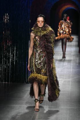 Milan, Milan Women s Fashion Week Fall Winter 2026 27 - Women s Fashion, Fall Winter 2026 27 - Etro fashion show - catwalk in the photo: model  Copyright: xSimonaxChiocciax xipa-agency.netx xFotosickix IPA_Agency_IPA72031927