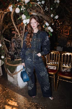 Milan, Milan Fashion Week Womenswear Fall Winter 2026 2027 - Women s Fashion, Fall Winter 2026 2027 - Antonio Marras Show - Front Row Guests. Pictured: Larsen Thompson (American actress)  Copyright: xAlessandroxBremecx xipa-agency.netx xx IPA_Agency_IPA72032246