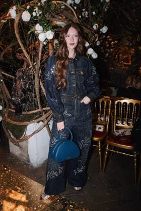 Milan, Milan Fashion Week Womenswear Fall Winter 2026 2027 - Women s Fashion, Fall Winter 2026 2027 - Antonio Marras Show - Front Row Guests. Pictured: Larsen Thompson (American actress)  Copyright: xAlessandroxBremecx xipa-agency.netx xx IPA_Agency_IPA72032249