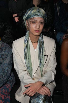 Milan, Milan Women s Fashion Week Fall Winter 2026 27 - Women s Fashion, Fall Winter 2026 27 - Etro fashion show - Front Row in the photo: Basatsu  Copyright: xSimonaxChiocciax xipa-agency.netx xFotosickix IPA_Agency_IPA72029883