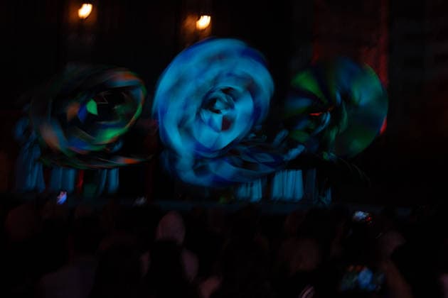 The traditional Ramadan custom Tennura dance in Egypt CAIRO, EGYPT - FEBRUARY 25: Tennura dance performances and Sufi music concerts are held daily throughout the holy month of Ramadan at Bayt al-Ghuri in Cairo on February 25, 2026. Wearing colorful skirts, embroidered vests, and white caps, Tennura performers spin around their axis while playing tambourines in rhythm with Sufi music, creating a vibrant and spiritual spectacle. Fareed Kotb Anadolu Cairo Egypt. Editorial use only. Please get in touch for any other usage.  Copyright: x2026xAnadoluxFareedxKotbx