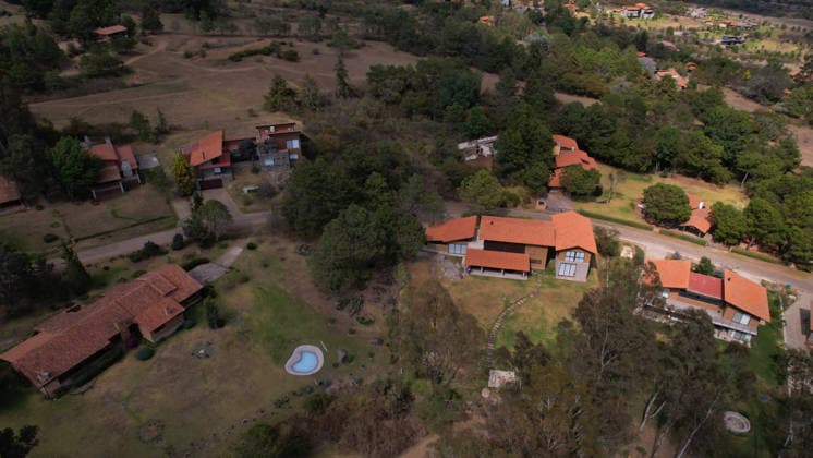 Life in Tapalpa after military operation that killed cartel leader El Mencho TAPALPA, MEXICO - FEBRUARY 25: An aerial view of the Tapalpa Country Club, following a military operation that killed cartel leader Nemesio Oseguera, El Mencho , in Tapalpa, Mexico on February 25, 2026. Stringer Anadolu Tapalpa Mexico. Editorial use only. Please get in touch for any other usage.  Copyright: x2026xAnadoluxStringerx