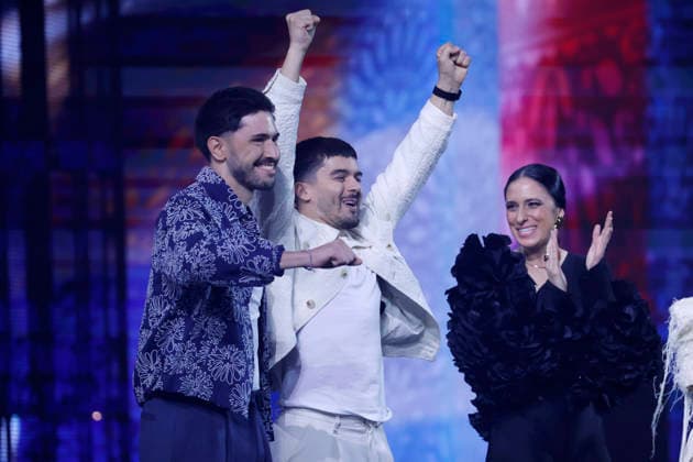 Vina del Mar, February 25, 2026 Compedrinos, from Argentina, during their performance in the folkloric competition of the Vina del Mar Festival 2026 Sebastian Cisternas Aton Chile, Vina del Mar Chile Aton 1128591  Copyright: SEBASTIANxCISTERNAS xATONxCHILE