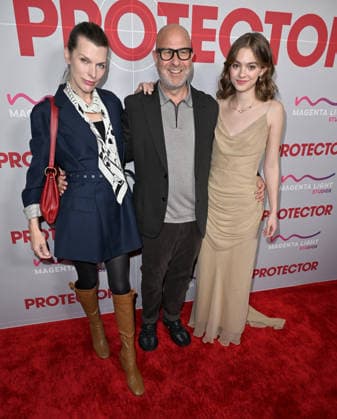 ˜Protector™ Los Angeles Special Screening Milla Jovovich, Adrian Grunberg and Isabel Myers arriving at the Protector Los Angeles special screening held at AMC The Grove on February 25, 2026 in Los Angeles, Ca. Los Angeles AMC The Grove California USA Copyright: xLeexWatt AFF-USA.COMx