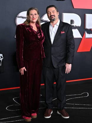 ˜Scream 7™ Global Premiere Amber Freeman and James Vanderbilt arriving to the Scream 7 global premiere held at the Paramount Theatre on February 25, 2026 in Los Angeles, Ca. Los Angeles Paramount Theatre California USA Copyright: xLISAxOConnor xAFF-USA.COMx