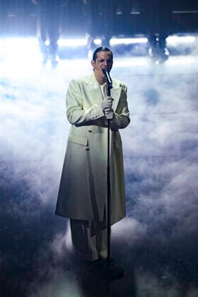 76th Italian Song Festival of Sanremo 2nd Evening Teatro Ariston - Sanremo, Italy Achille Lauro 76th Italian Song Festival of Sanremo 2nd Evening Teatro Ariston - Sanremo, Italy 25th February 2026 SGPItalia id 134399_035 Not Exclusive  Copyright: xAlfonsoxCatalano SGPx