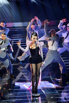 76th Italian Song Festival of Sanremo 2nd Evening Teatro Ariston - Sanremo, Italy Flaminia Genoese;Ditonellapiaga 76th Italian Song Festival of Sanremo 2nd Evening Teatro Ariston - Sanremo, Italy 25th February 2026 SGPItalia id 134399_035 Not Exclusive  Copyright: xAlfonsoxCatalano SGPx