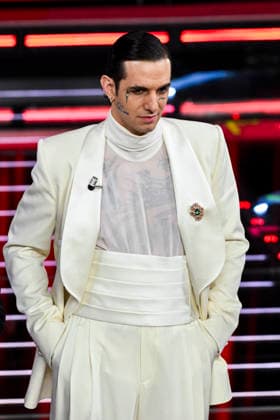 76th Italian Song Festival of Sanremo 2nd Evening Teatro Ariston - Sanremo, Italy Achille Lauro 76th Italian Song Festival of Sanremo 2nd Evening Teatro Ariston - Sanremo, Italy 25th February 2026 SGPItalia id 134399_035 Not Exclusive  Copyright: xAlfonsoxCatalano SGPx