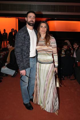 Mailand Fashion Week, Gäste der Missoni Modenschau Milano Fashion Week - Women F W 26-27 Missoni Fashion Show Front Row Milan, Italy Roberto Valbuzzi;Eleonora Laurito Milano Fashion Week - Women F W 26-27 Missoni Fashion Show Front Row Milan, Italy 25th February 2026 SGPItalia id 134528_001 * Not Exclusive  Copyright: xMarcoxErbax