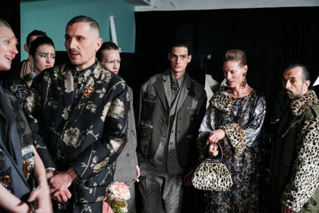 Mailand Fashion Week, Antonio Marras Modenschau #2 Milano Fashion Week - Women F W 26-27 Antonio Marras Men and Women Fashion Show Backstage Milan, Italy Milano Fashion Week - Women F W 26-27 Antonio Marras Men and Women Fashion Show Backstage Milan, Italy 25th February 2026 SGPItalia id 134527_002 * Not Exclusive  Copyright: xMarcoxErbax