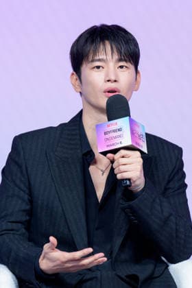 Netflix series Boyfriend on Demand press conference SEOUL, SOUTH KOREA, FEB 26: South Korean singer and actor Seo In-guk during Netflix series Boyfriend on Demand press conference at the JW Marriott Hotel in Seoul, South Korea, on February 26, 2026. Seoul the JW Marriott Hotel South Korea 8261_286687 Copyright: xStevexChoxKyewoong PentaxPressx