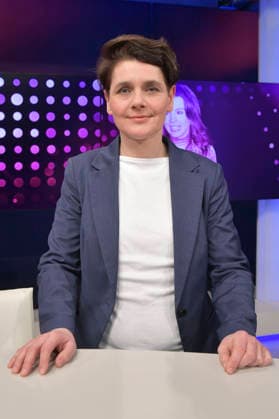 Anna Lehmann in der ARD-Talkshow maischberger im Studio Berlin Adlershof. Berlin, 25.02.2026