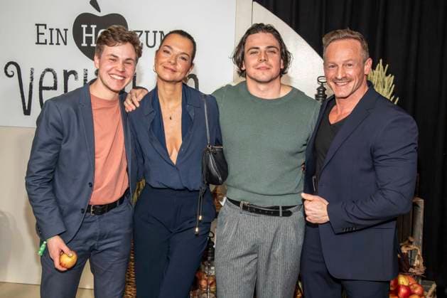 abb Michel Ben Seidel, Susan Hoecke, Nikolaus Lessky und Markus Ertelt bei der Premiere der neuen SAT 1 Daily TV Serie Ein Hof zum Verlieben im Kino Zoopalast am Mittwoch 25. 02.2026 in Berlin Berlin Deutschland