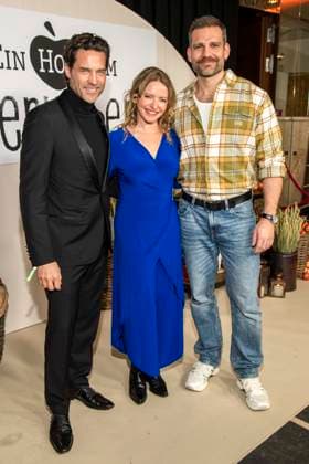abb Stephan Kaefer, Diana Staehly und Moritz Otto bei der Premiere der neuen SAT 1 Daily TV Serie Ein Hof zum Verlieben im Kino Zoopalast am Mittwoch 25. 02.2026 in Berlin Berlin Deutschland