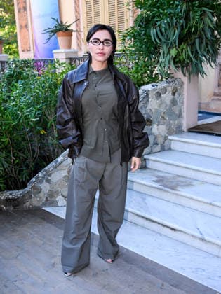 Sanremo, 76th Italian Song Festival - Day 3 - Arrivals at Villa Nobel In the picture: Serena Brancale  Copyright: xSimonexComix xipa-agency.netx xPoolxSanremox02x IPA_Agency_IPA72044964