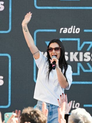 Sanremo, 76th Italian Song Festival - Day 3 - Elettra Lamborghini on Kiss Kiss Radio  Copyright: xManuelexMangiarottix xipa-agency.netx xPoolxSanremox02x IPA_Agency_IPA72045521