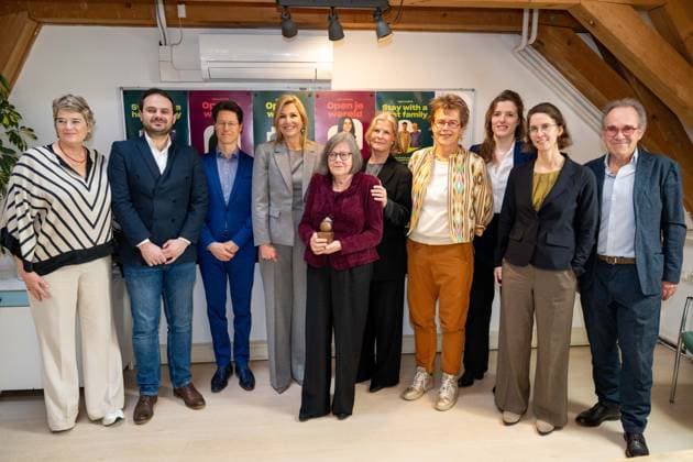 26-02-2026 Amsterdam Queen Maxima visited the Takecarebnb Foundation, an organization which aims to give refugees awaiting housing a good start in the Netherlands, in Amsterdam. Â  Copyright: xPPEx
