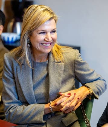 26-02-2026 Amsterdam Queen Maxima visited the Takecarebnb Foundation, an organization which aims to give refugees awaiting housing a good start in the Netherlands, in Amsterdam. Â  Copyright: xPPEx