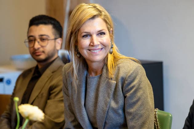 26-02-2026 Amsterdam Queen Maxima visited the Takecarebnb Foundation, an organization which aims to give refugees awaiting housing a good start in the Netherlands, in Amsterdam. Â  Copyright: xPPEx