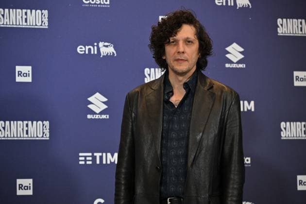 Foto IPP Felice De Martino Sanremo 26 02 2026 76° Festival della canzone italiana Nella foto: Ermal Meta Italy Photo Press World Copyright