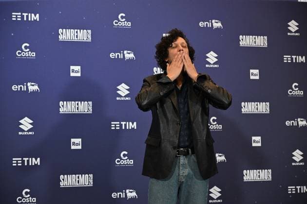 Foto IPP Felice De Martino Sanremo 26 02 2026 76° Festival della canzone italiana Nella foto: Ermal Meta Italy Photo Press World Copyright