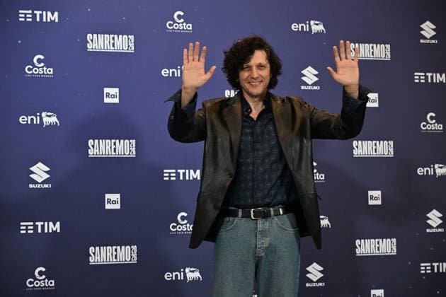 Foto IPP Felice De Martino Sanremo 26 02 2026 76° Festival della canzone italiana Nella foto: Ermal Meta Italy Photo Press World Copyright