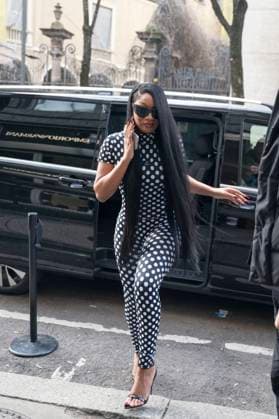 Megan Thee Stallion People at Milan Fashion Week MLFW on February 25, 2026 Yehiel Chekroune Bestimage People at Milan Fashion Week MLFW on February 25, 2026 Milan Italy  Copyright: xYehielxChekrounex xBestimagexYehielxChekrounex xBestimagex