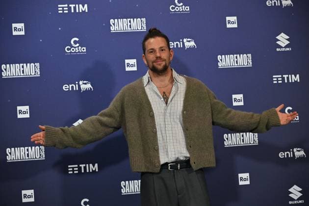 Foto IPP Felice De Martino Sanremo 26 02 2026 76° Festival della canzone italiana Nella foto: Enrico Nigiotti Italy Photo Press World Copyright