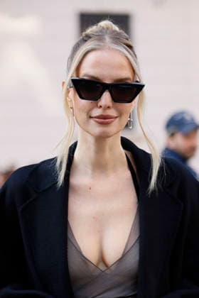 Max Mara - Guest arrivals - Milan Fashion Week - Womenswear Fall Winter 2026 2027 MILAN, ITALY - FEBRUARY 26: Leonie Hanne arrives to Max Mara show during the Milan Fashion Week - Womenswear Fall Winter 2026 2027 on February 26, 2026 in Milan, Italy. Photo by Marco Piovanotto Abacapress.com  Copyright: xPiovanottoxMarco ABACAx